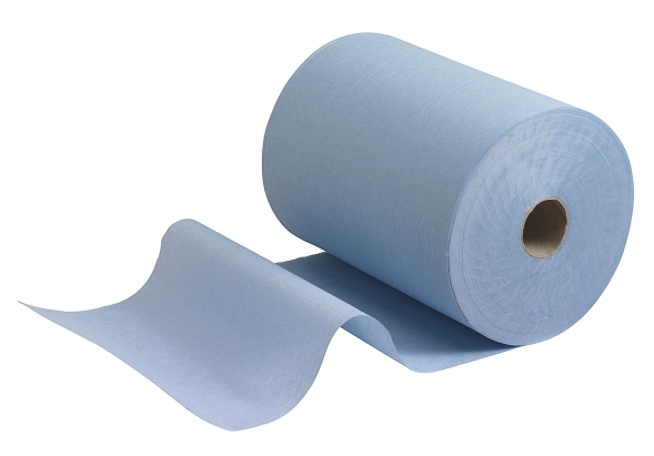 6658 Бумажные полотенца в рулонах Scott Slimroll голубые однослойные (6 рул х 165 м)