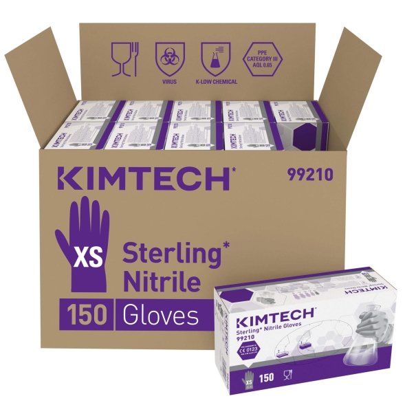 Нитриловые перчатки Kimtech™ Sterling 24см серые (1400-1500 штук)