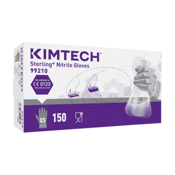Нитриловые перчатки Kimtech™ Sterling 24см серые (1400-1500 штук)