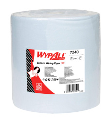 7240 Протирочный материал в рулонах WypAll® L10 Extra+ однослойный голубой (1 рул х 380 м)