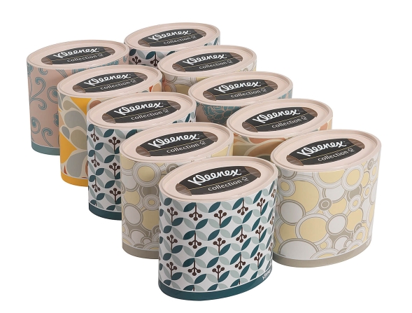 Салфетки косметические для лица Kleenex® 3 слоя (10 кор х 64 л)