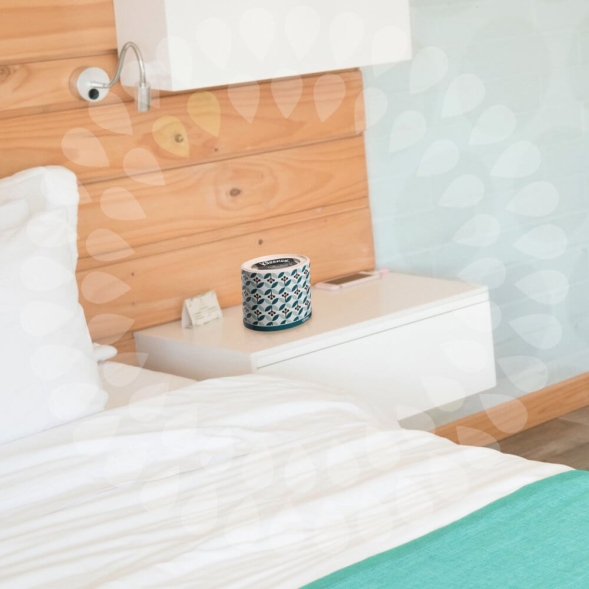 Салфетки косметические для лица Kleenex® 3 слоя (10 кор х 64 л)