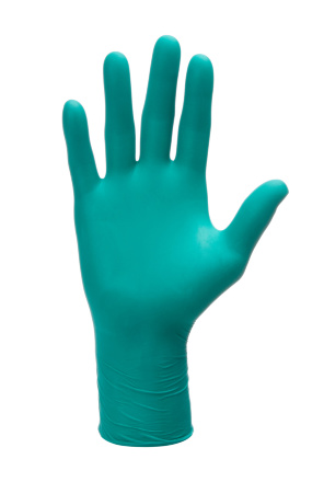 Нитриловые перчатки Kimtech™ Green Nitrile 24см зелёные (1500 штук)