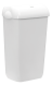 Мусорное ведро пластиковое Veiro Professional Mid Bin белое 23 литра