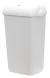 Мусорное ведро пластиковое Veiro Professional Mid Bin белое 23 литра