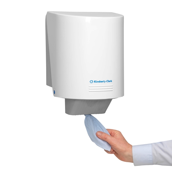 7302 Протирочный материал в рулонах с центральной подачей WypAll® L20 двухслойный голубой (6 рулонов по 300 листов)