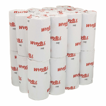 7338 Протирочный материал в рулонах с центральной подачей WypAll® L20 двухслойный голубой (24 рулонов по 116 листов)