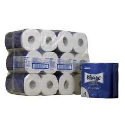 8484 Туалетная бумага в стандартных рулонах Kleenex® Premium Extra Comfort 4 слоя (24 рул х 19,2 м)
