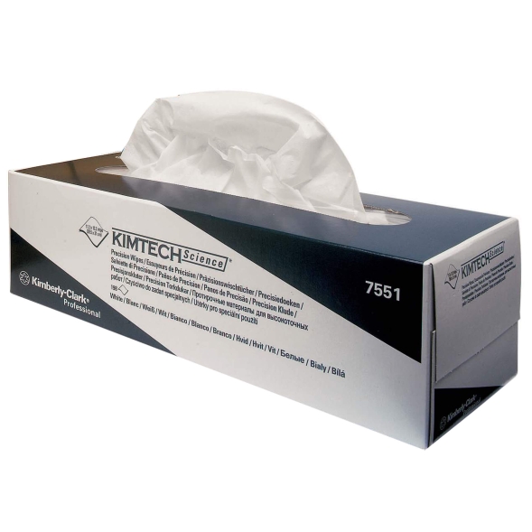 7551 Протирочный материал для оптики/тонких работ Kimtech Science Precision Wipes (15 пач х 196 л)