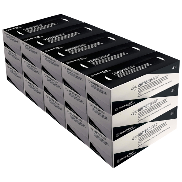 7551 Протирочный материал для оптики/тонких работ Kimtech Science Precision Wipes (15 пач х 196 л)