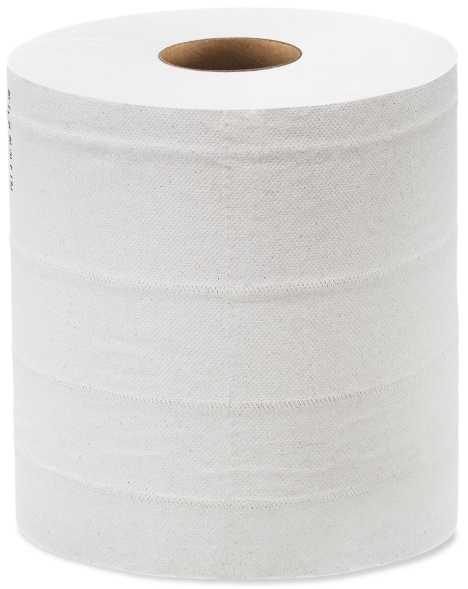 KP210 Бумажные полотенца в рулонах с центральной вытяжкой Veiro Comfort белые 1 слой (6 рул х 200 м)