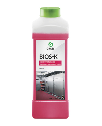 Щелочной индустриальный очиститель Grass Bios-К (флакон 1 л)