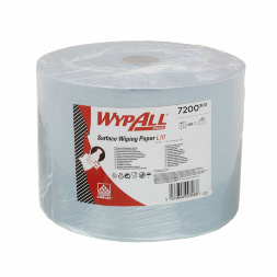 7200 Протирочный материал в рулонах WypAll L10 однослойный голубой (1 рул х 380 м)