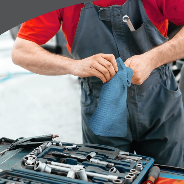 12889 Протирочный материал в рулонах WypAll® X90 голубой (1 рул х 450 л) 