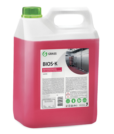 Щелочной индустриальный очиститель Grass Bios-К (канистра 5 л)