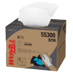 8296 Протирочный материал в коробке WypAll® X70 белый (1 кор х 200 л)