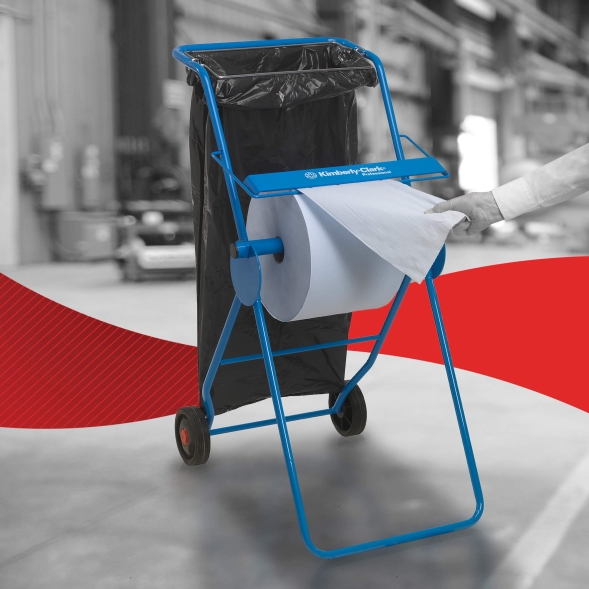 7300 Протирочный материал в рулонах WypAll® L20 двухслойный голубой (1 рул х 190 м)