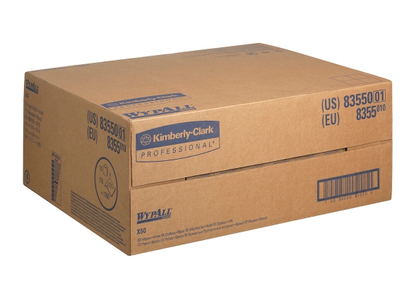 8355 Протирочный материал в коробке WypAll® X50 белый (10 коробок по 176 листов)