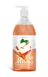 Жидкое мыло Grass Milana яблоко и корица (дозатор 1 л)