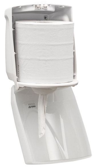 Диспенсер Easyroll для рулонных полотенец с центральной подачей производства Veiro Professional