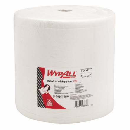 7331 Протирочный материал в рулонах WypAll® L30 трёхслойный белый (1 рул х 380 м)
