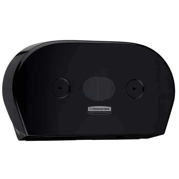 7187 Диспенсер для туалетной бумаги в рулонах с центральной подачей Aquarius Scott® Control Mini Twin чёрный (для 8591)