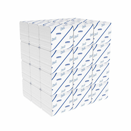 Туалетная бумага в пачках 8508 Scott двухслойная от Kimberly-Clark Professional (36 пач х 250 л)