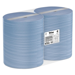 W202 Протирочный материал в рулонах Veiro Comfort двухслойный синий (2 рул х 350 м)