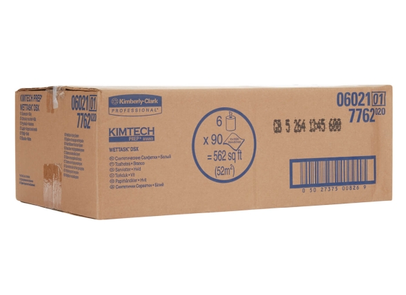 7762 Протирочные салфетки в рулонах Kimtech™ Wettask DSX (6 рул х 90 л)