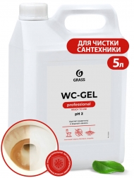 Средство для чистки сантехники Grass WC-Gel (канистра 5 л)