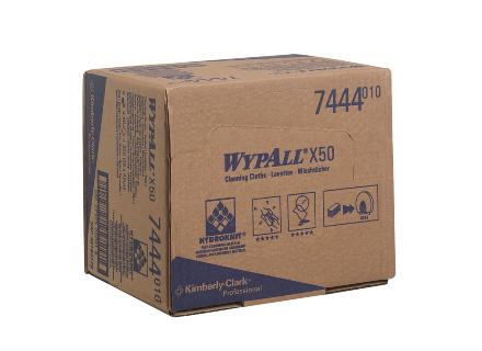7444 Протирочный материал в пачках WypAll® X50 красный (6 пач х 50 л)